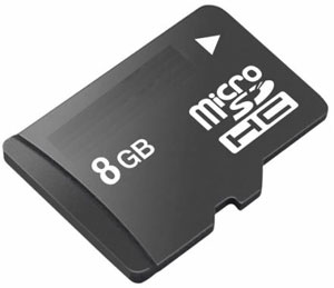 8GB Micro SDHC Memory Card