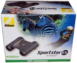 Nikon 8x25 Sportstar EX Binocular Black