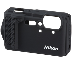 Nikon Silicone Jacket Black For Coolpix W300