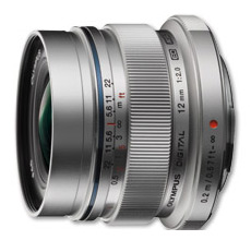 Olympus 12mm F2 Zuiko Digital ED Micro Four Thirds Lens Silver