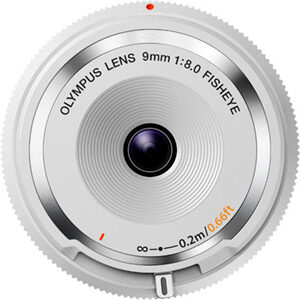 Olympus 9mm F8 Micro Four Thirds Body Cap Lens White