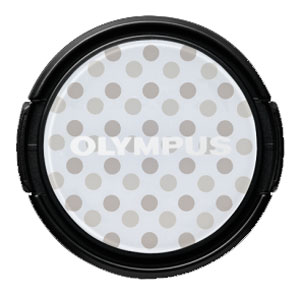 Olympus LC-37PR Dress Up Lens Cap - Dots Pattern