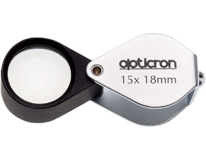 Opticron Folding Metal Loupe 15x 18mm