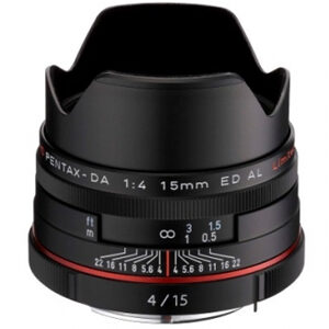 Pentax 15mm F4 DA ED AL Limited HD Lens Black
