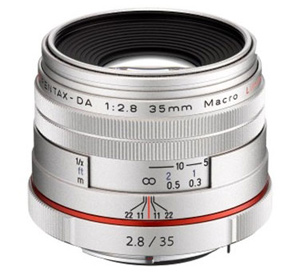 Pentax 35mm F2.8 HD DA Macro Limited Lens Silver