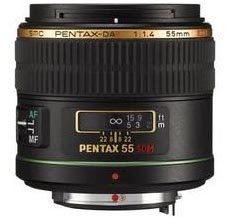 Pentax 55mm F1.4 SMC DA* SDM Lens