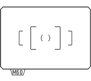 Pentax MF-60 AF Square Matte Focusing Screen
