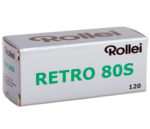 Rollei Retro 80S Black And White 120 Roll Film