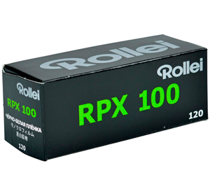 Rollei RPX 100 Black + White 120 Roll Film