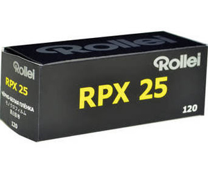 Rollei RPX 25 Black + White 120 Roll Film