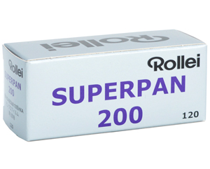 Rollei Superpan 200 Black And White 120 Roll Film