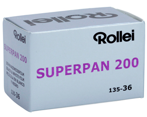 Rollei Superpan 200 Black And White 35mm Film - 36 Exposures