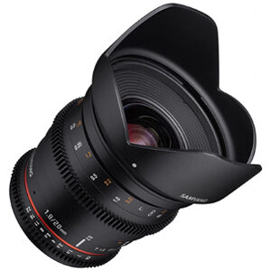 Samyang 20mm T1.9 ED AS UMC Cine VDSLR Lens Sony E Mount Fitting