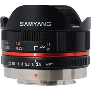 Samyang 7.5mm F3.5 Fisheye MFT Black