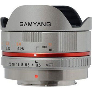Samyang 7.5mm F3.5 Fisheye MFT Silver