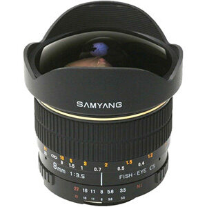 Samyang 8mm F3.5 Fisheye Lens Sony Alpha Fit