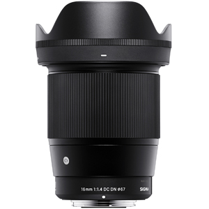 Sigma 16mm F1.4 DC DN | Contemporary Lens Sony E Mount Fitting