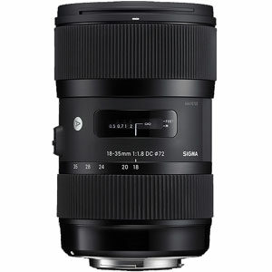 Sigma 18-35mm F1.8 DC HSM Lens Canon Fitting