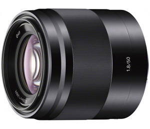 Sony 50mm F1.8 OSS Lens Black (E Mount)