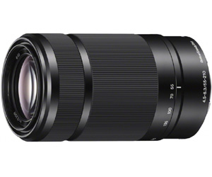 Sony 55-210mm F4.5-6.3 OSS Lens Black (E Mount)