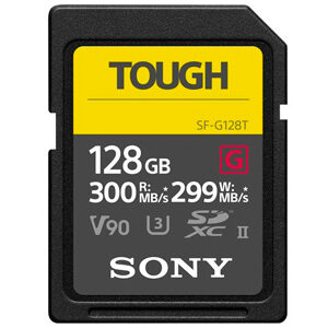 Sony Tough SF-G 128GB UHS-3 SDXC Memory Card (300MB|sec)