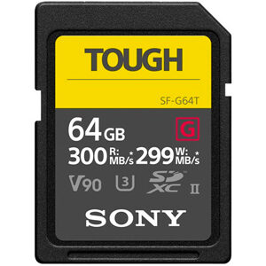 Sony Tough SF-G 64GB UHS-3 SDXC Memory Card (300MB|sec)