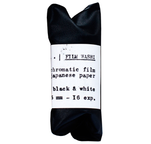 Washi W 25 ISO Handcrafted Ortho Black + White 35mm Film