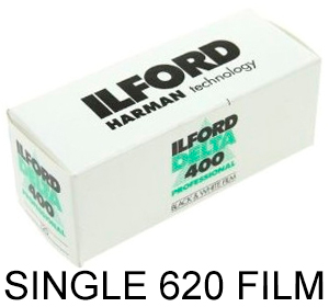 FPP Ilford Delta 400 620 Black & White Neg Film (Single Roll)