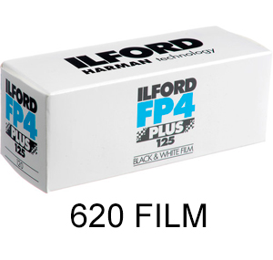 FPP Ilford FP4+ 620 Black & White Negative Film (Single Roll)