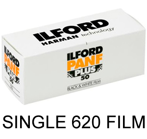 FPP Ilford Pan F Plus 620 Black & White Film (Single Roll)