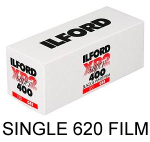 FPP Ilford XP2 Super 620 Black & White Neg Film (Single Roll)