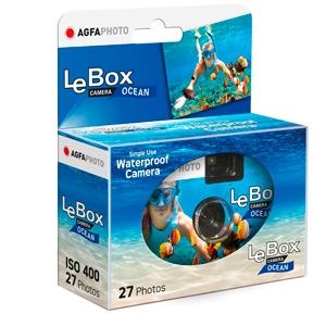 AgfaPhoto LeBox Ocean 27 Exposure Disposable Underwater Camera