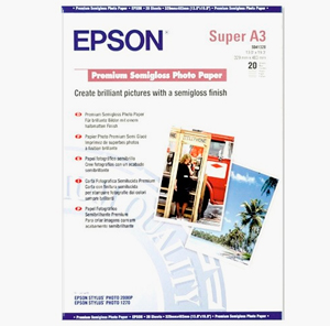 Epson Premium Glossy Photo Paper - A3 (20 Sheets)