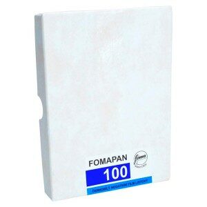 Foma Fomapan 100 8x10 Inch Black + White Sheet Film (50 Sheets)