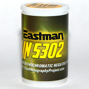 FPP Eastman Kodak Fine Grain 5302 Black & White 35mm Film