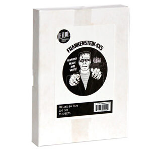 FPP Frankenstein 200 4x5 Inch Black + White Sheet Film (Pack 25)
