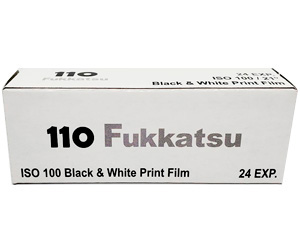 Fukkatsu 110 ISO 100 Black & White Film - Expired
