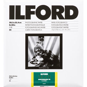 Ilford Multigrade FB Classic Matt 8x10 Inch Paper - 25 Sheets