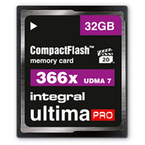 Integral CompactFlash 32GB UltimaPro 366x Memory Card