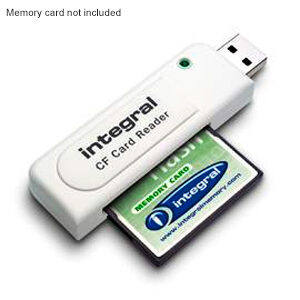 Integral CompactFlash (CF) Memory Card Reader