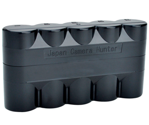 Japan Camera Hunter Film Case For 5x 120 Roll Films - Black