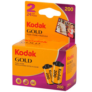 Kodak Gold 200 24 Exposure 35mm Film (Twin Pack)