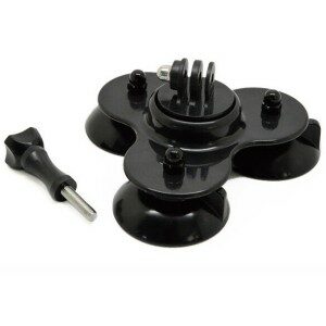 Kood Triangle Suction Cup Mount For GoPro