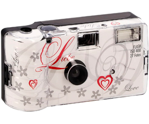 Liebe Love Disposable Single Use Camera With Flash