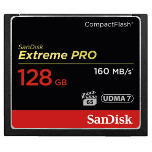 Sandisk Compact Flash Extreme Pro 128GB Memory Card (160MB|s)