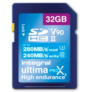 Integral 32GB Ultima Pro X2 SDXC Memory Card (280MB|sec)