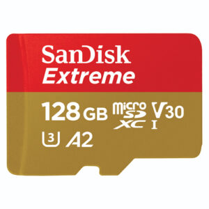 Sandisk 128GB MicroSDXC Extreme UHS-3 V30 A2 190MB|s Memory Card