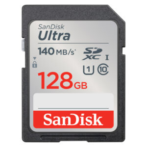 Sandisk 128GB Ultra SDXC Memory Card (140MB|sec)