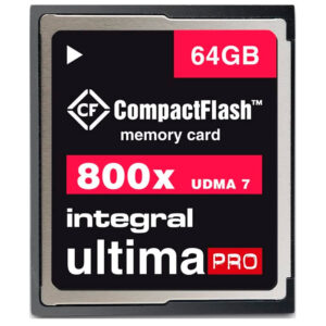 Integral CompactFlash 64GB UltimaPro 800x Memory Card