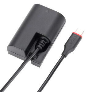 KingMa USB-C To Dummy Battery Adapter - Canon LP-E6